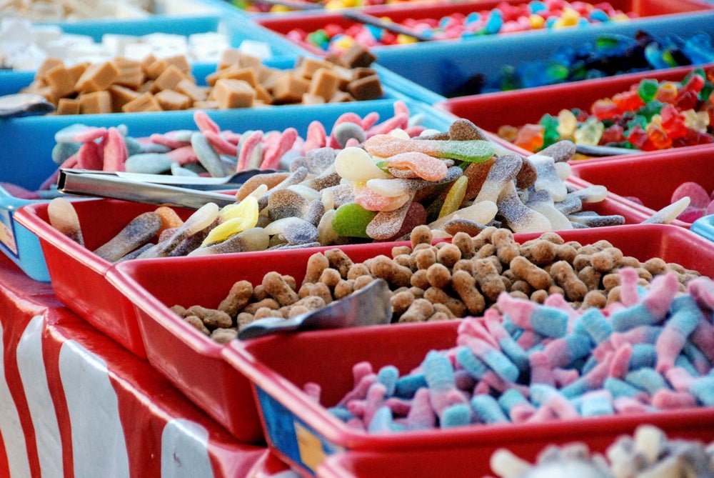 Trays of sweets